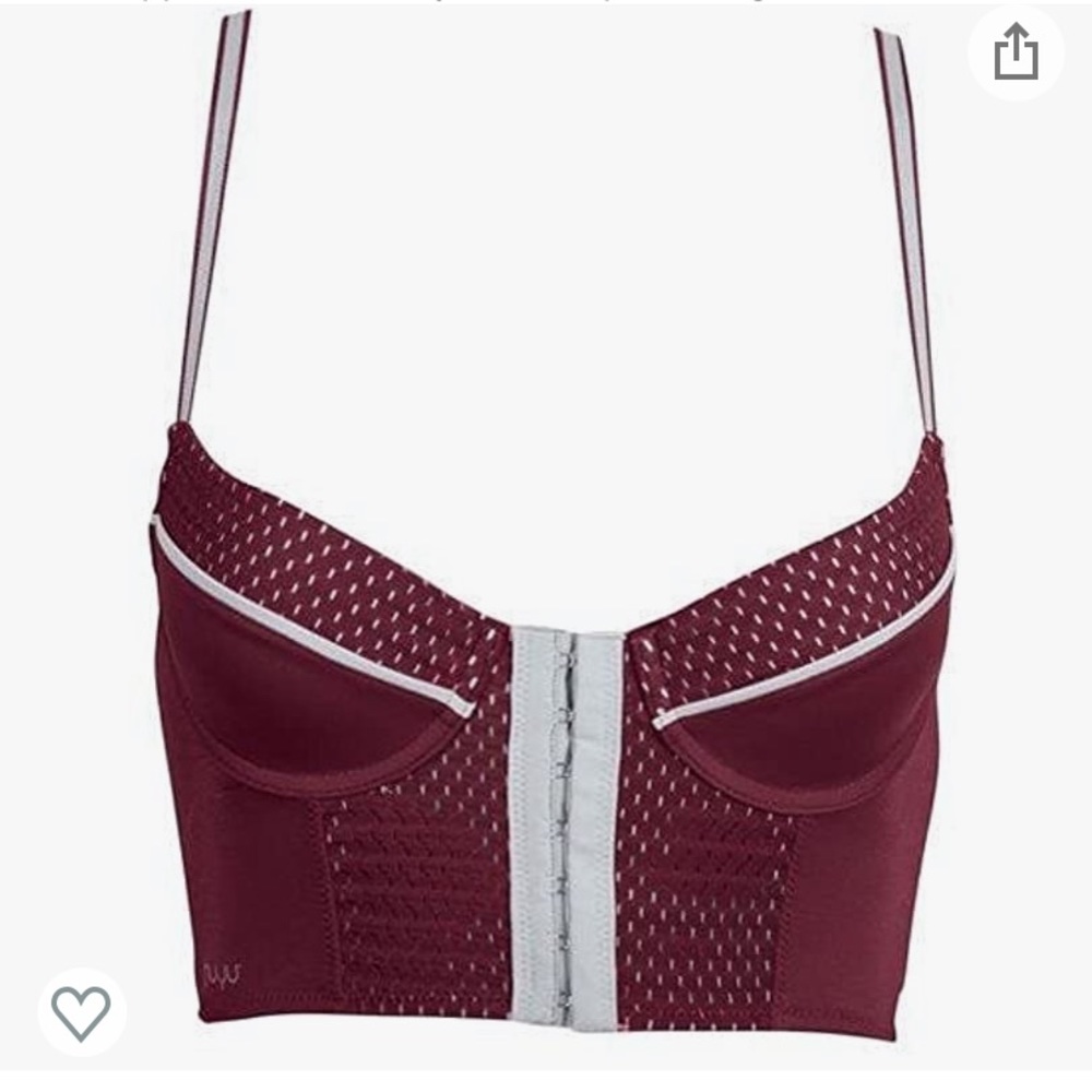 MISSISSIPPI STATE UNIVERSITY CHEER TOP BURGUNDY